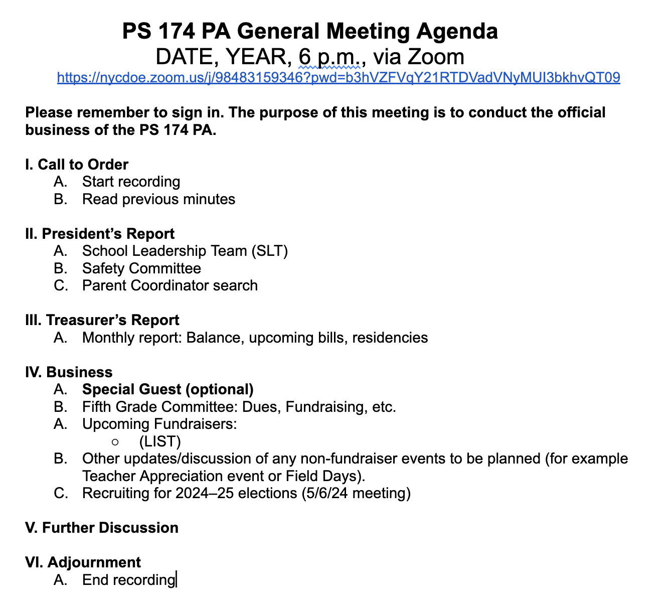 GeneralMeetingAgenda-TEMPLATE